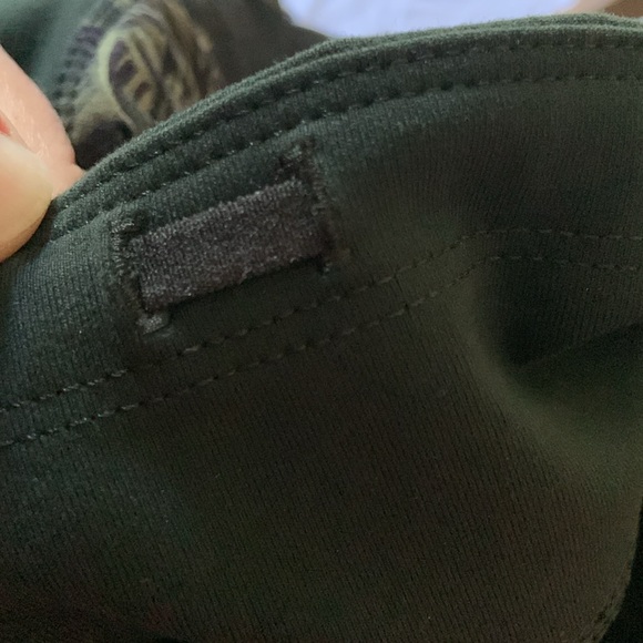 ATHLETA Trekkie North floral print shorts mid rise hiking athletic fabric green - Picture 11 of 13